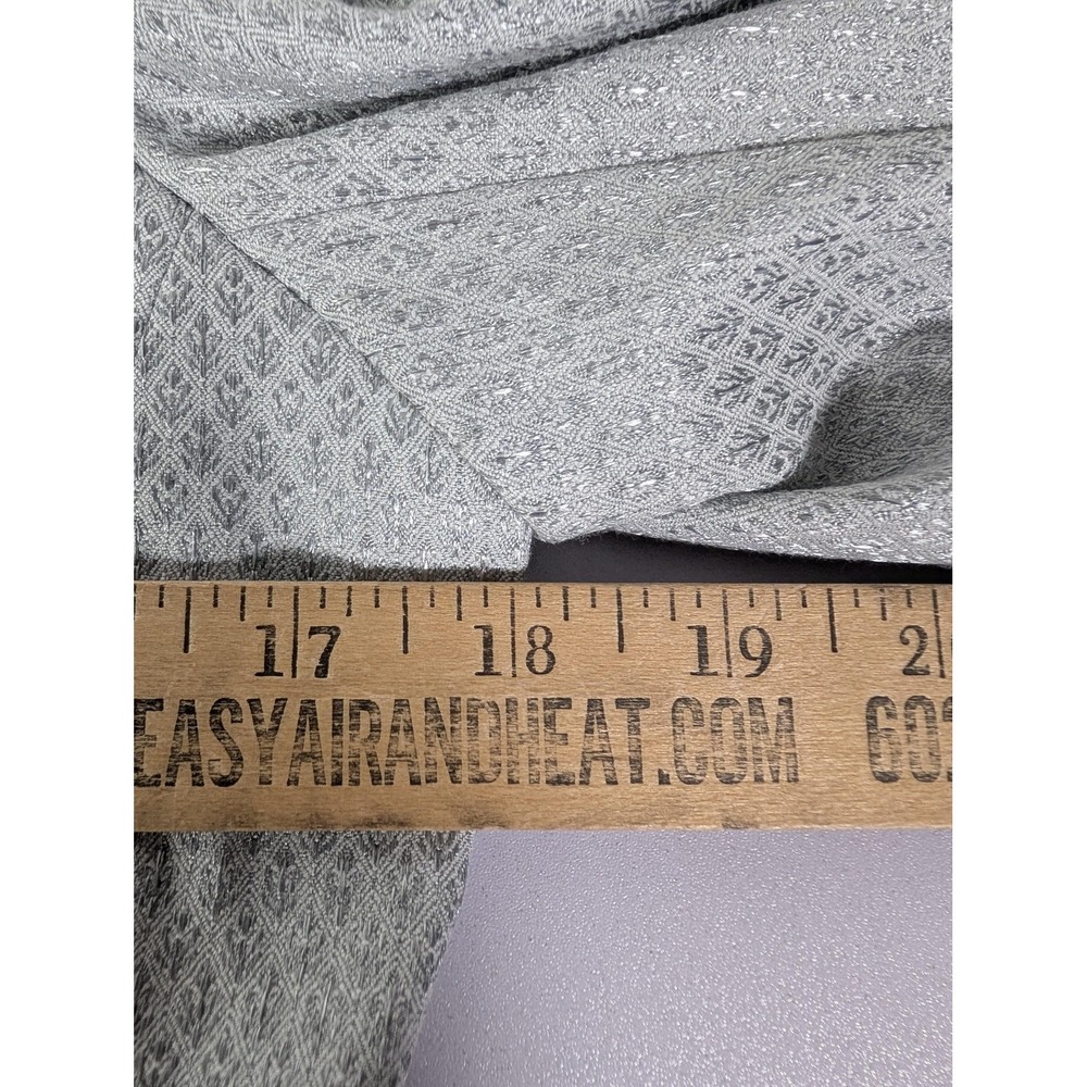 Ted Baker Blazer Suit Jacket Womens 3 Pale Blue Peplum Textured Jacquard Lined‎ - Picture 14 of 16